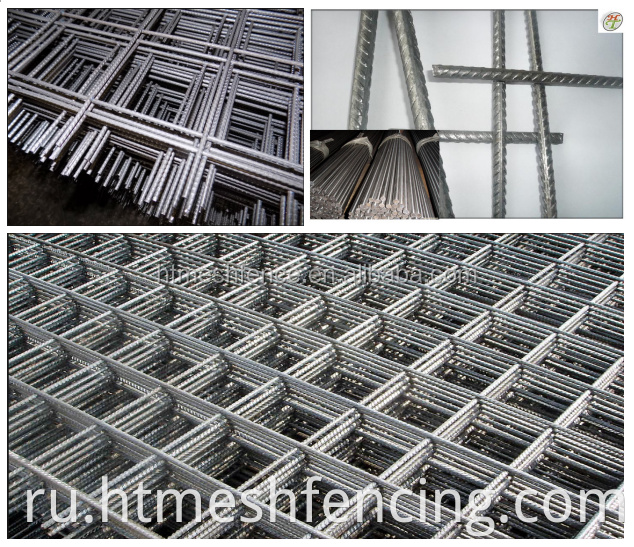 Гальванизированная стальная сварная сварная сетка 6x6 для строительства здания и бетонной арматурной сварной сетки сварной проволоки